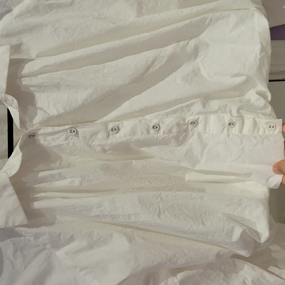 New Whiteroom + Cactus White Button down Blouse - Picture 5 of 10